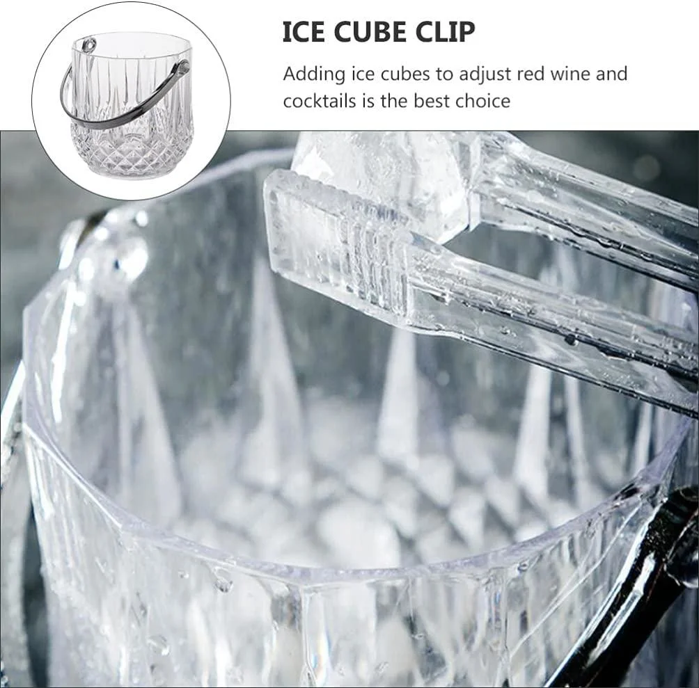 Glassy Plastic Beer/Wine/Beverage/Champagne Cooling Ice Bucket
