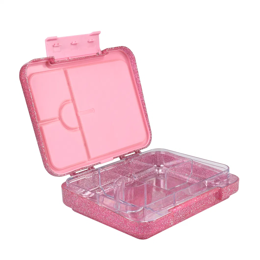 Aohea Plastic Box Food Storage Container Lunch Box Bento Box for Kids