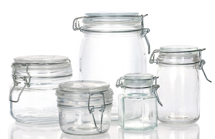 Straight Sided Cylinder 25oz 750ml Airless Food Canisters with Clip Lid