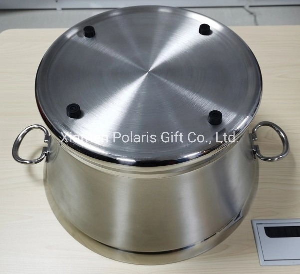 Party 17L Stainless Steel Large Luxury Wine Double Layer Cooler Ice Bucket with Handle