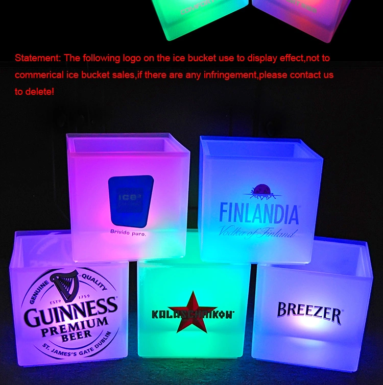 Light up LED Display Base Club Night up LED Display Base Ice Bucket