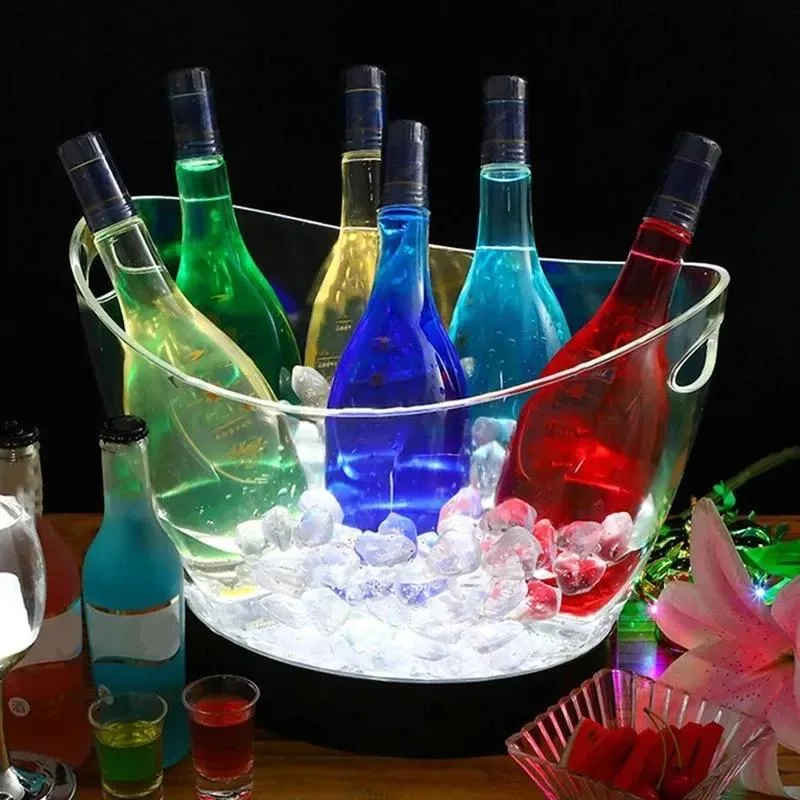 Plastic Ice Stick Bottle Cooler New Ice Bucket for Party